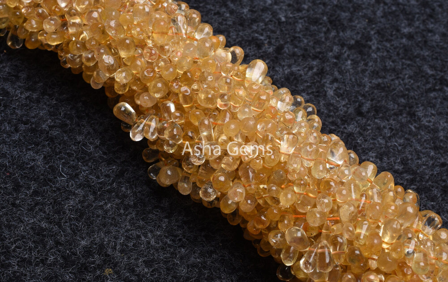 Beautiful Yellow Citrine Quartz Drops Shape Beads, Natural citrine Smooth Teardrop Uneven Handmade, Citrine Drops Side Drill Beads  Jewelry