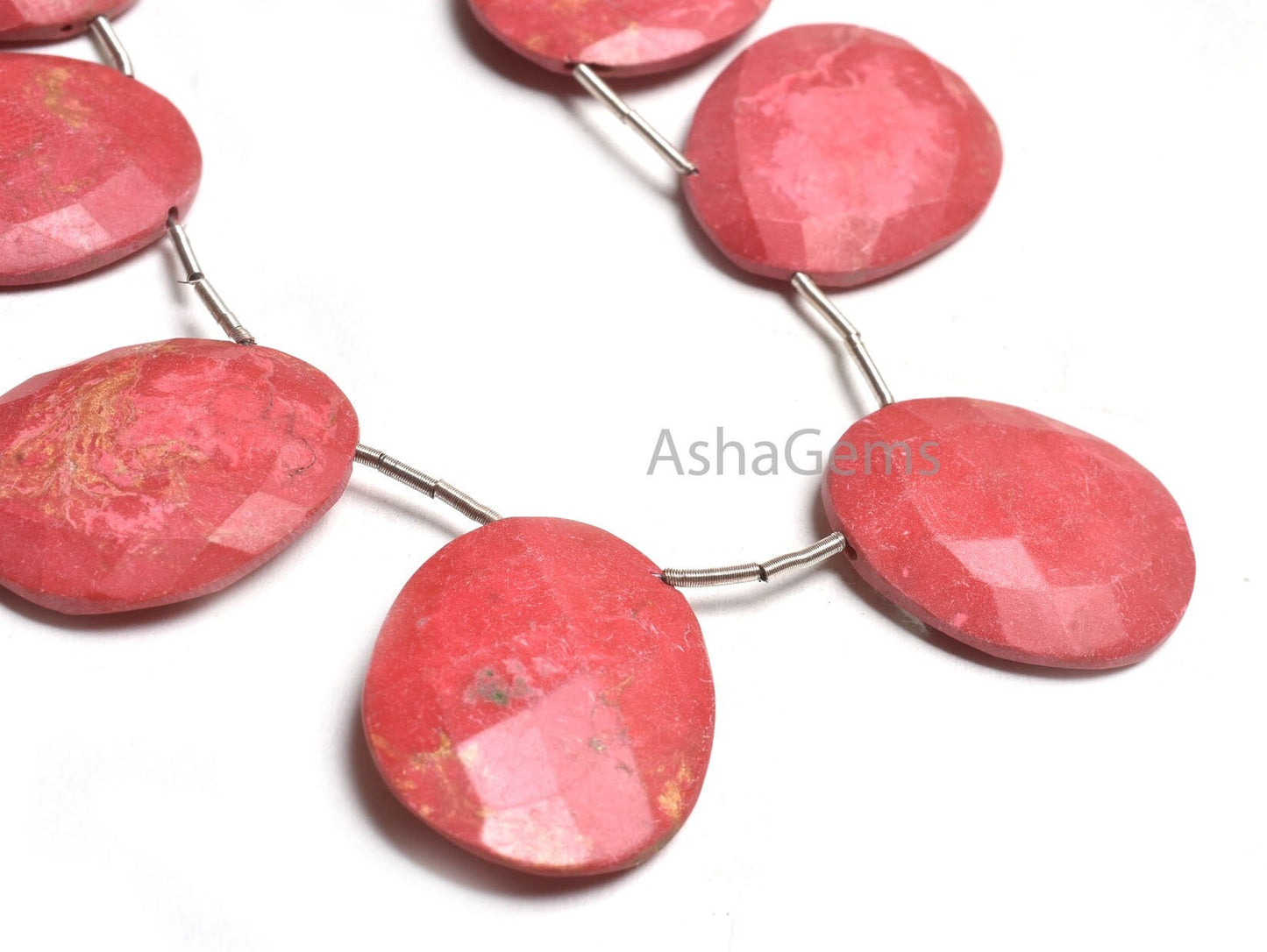 Beautiful Coral Hydro Fancy Egg Shape Faceted Beads,20-25 mm Red Coral Hydro Egg Oval Side Drill Briolette Gemstone Beads Jewelry Craft SALE