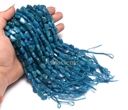 Beautiful Blue Corundum Fancy Cloud Shape Gemstone Smooth Beads,9" Dyed Blue Ropada Straight Drill Cloud Handmade Beads Jewelry Crafts SALE