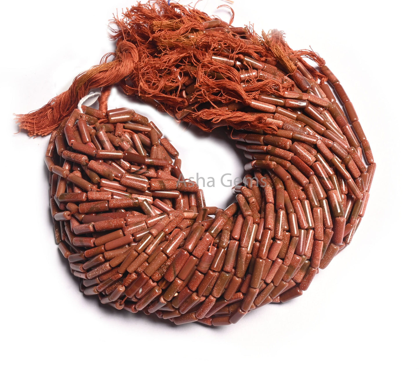 Beautiful Brown Sunstone Fancy Long Pipe Shape Straight Drill Beads,12" Sunstone Tube Shape Handmade Gemstone Bead Jewelry making Craft SALE