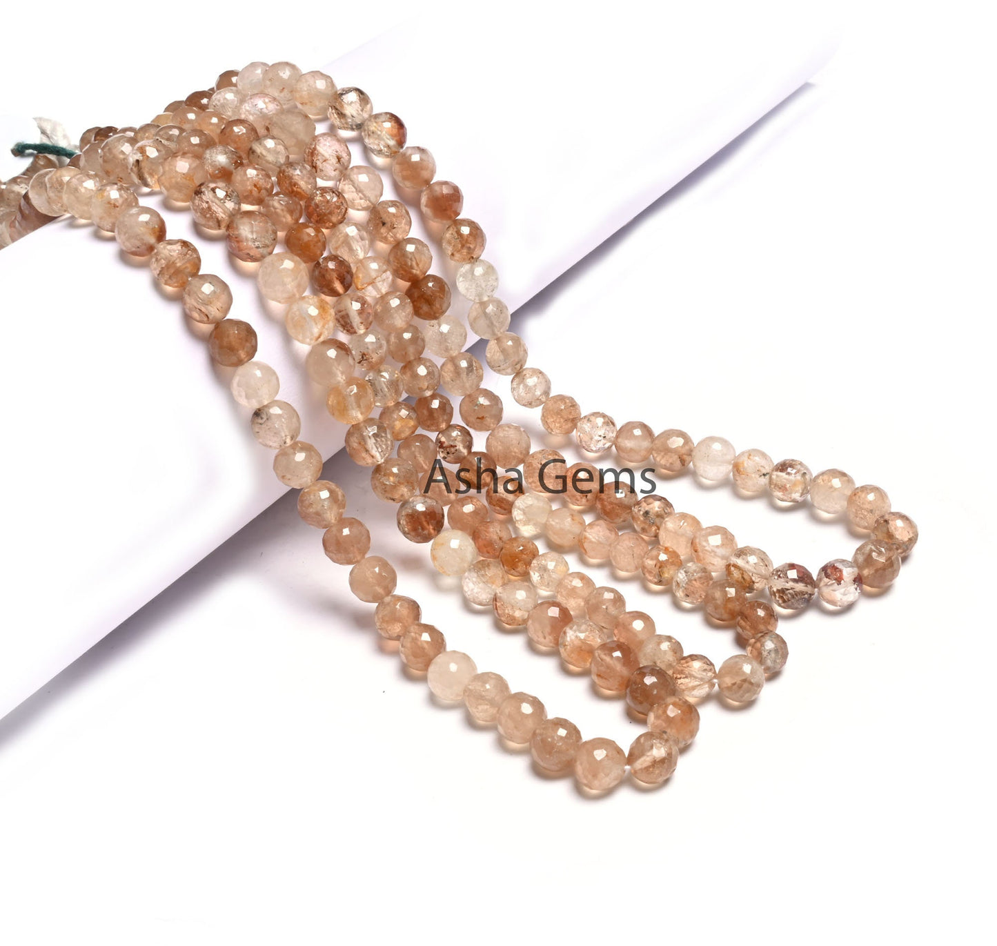 Beautiful Brown Topaz Faceted Round Ball Beads, Rare Shaded Imperial Topaz Indian Machine Cut Round Gemstone Loose Beads Jewelry Crafts SALE