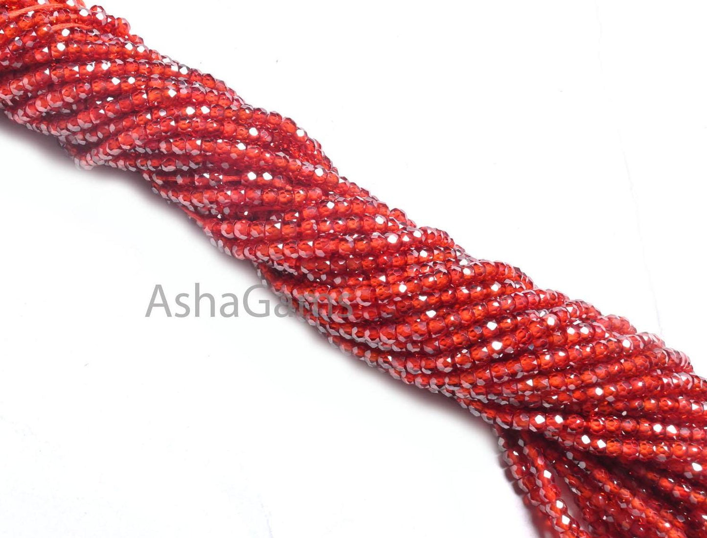 Beautiful Deep Orange Cubic Zircon Micro Cut faceted beads, 2.5 mm Orange Zircon Machine Cut Rondelle Tiny Zircon Beads Jewelry Craft SALE