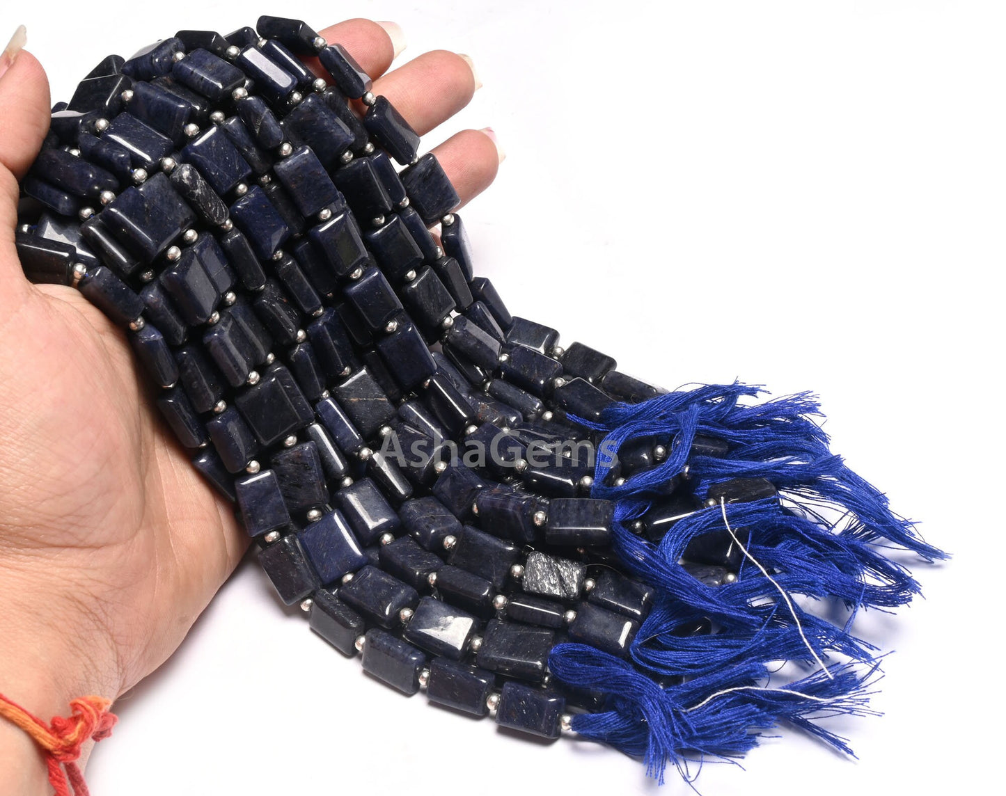 Beautiful Blue Quartz Fancy Rectangle Shape Handmade Beads,9" Quartz Smooth Chicklet Straight Drill Gemstone Loose Bead Jewelry making Craft