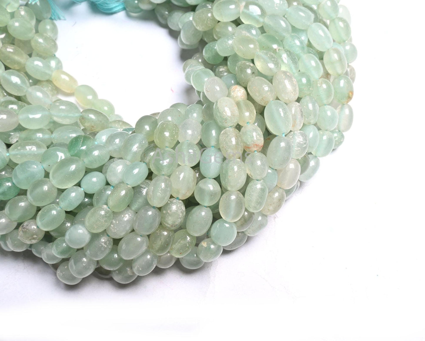 Fine Green aventurine Smooth Oval Handmade Gemstone beads, Natural Shaded Light Green aventurin Fancy Puff Oval bead Jewelry Handicraft SALE