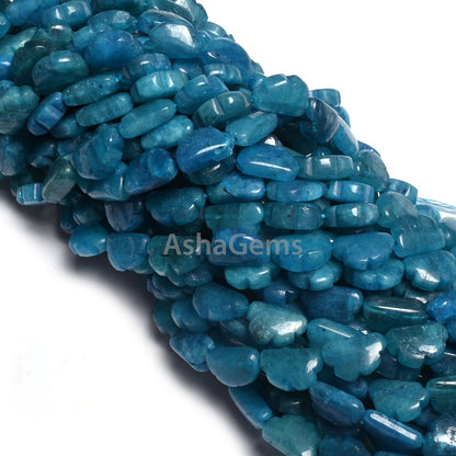 Beautiful Blue Corundum Fancy Cloud Shape Gemstone Smooth Beads,9" Dyed Blue Ropada Straight Drill Cloud Handmade Beads Jewelry Crafts SALE