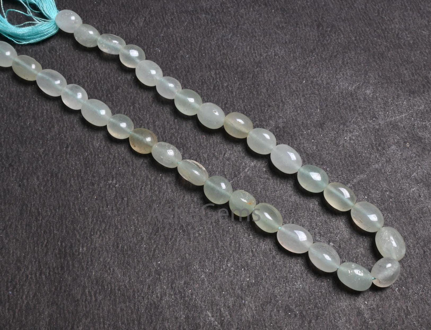 Beautiful Light Green aventurine fancy Puff Oval Shape Handmade beads, Natural Grape Green aventurine Smooth Oval Gemstone bead Jewelry SALE