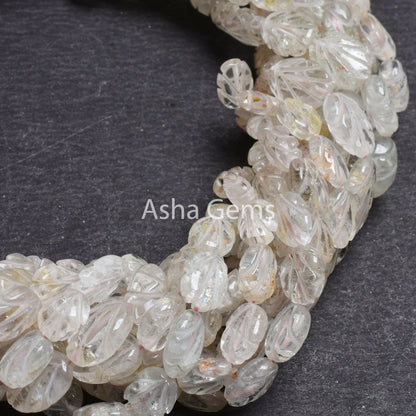 Natural Morganite Carving Oval Shape Gemstone Beads,13"Strand Pink Aquamarine Carved Oval Handmade Beads, Aquamarine Bead Jewelry Craft SALE