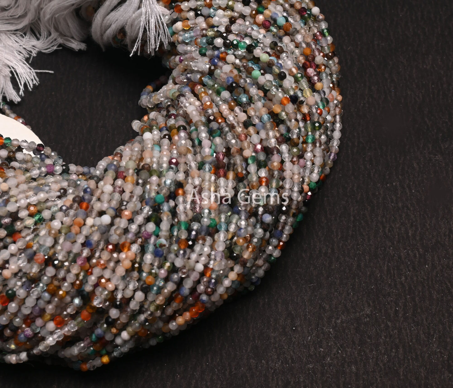 Beautiful Natural Multi Color Gemstone Micro Cut Beads,2 mm Disco Beads,Semi Precious Mix Gemstone Rondelle Shape Faceted Bead Jewelry Craft