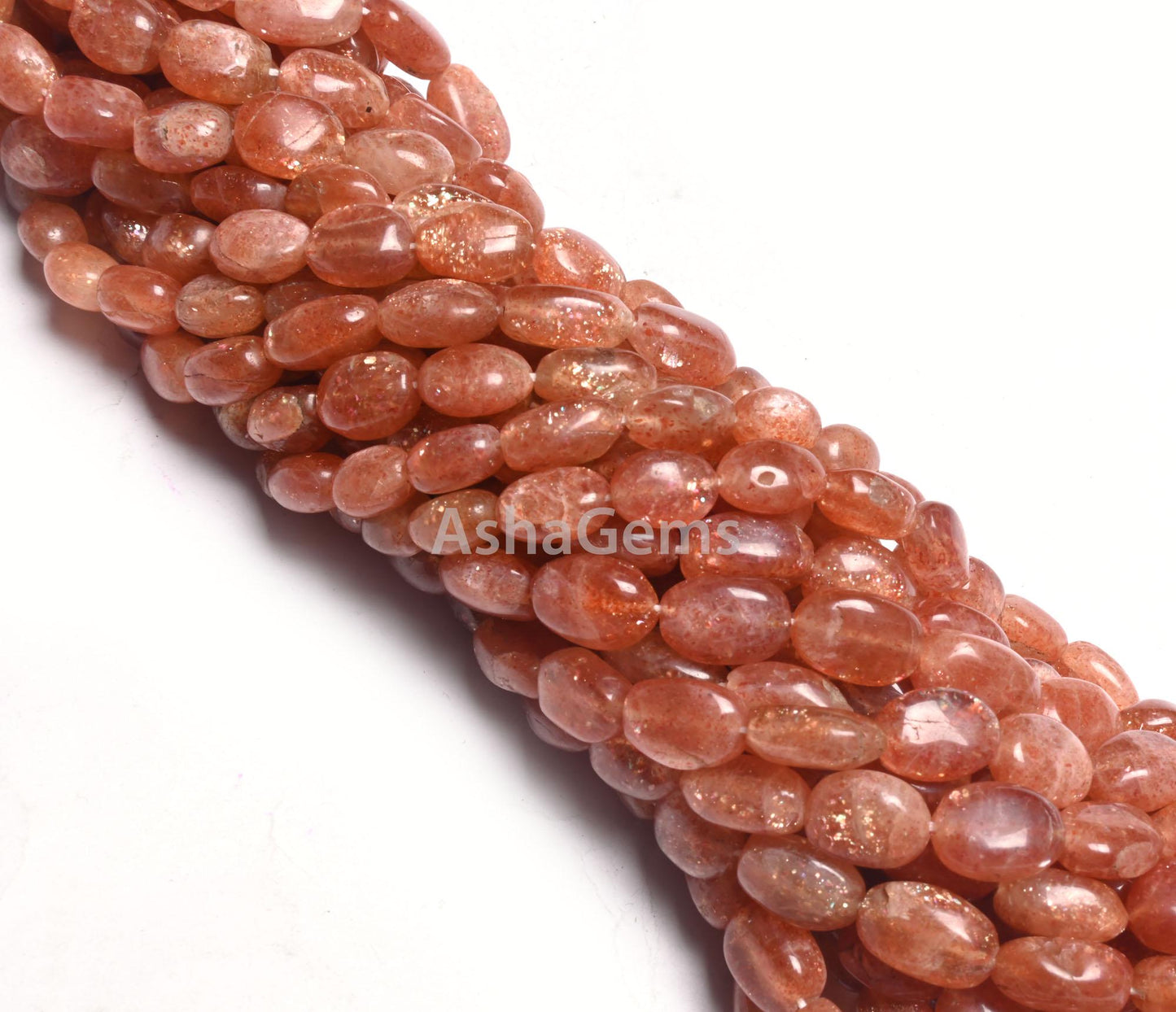 Natural Red Sunstone Smooth Oval Gemstone Loose Beads, Fine Quality Sunstone Oval Handmade Beads, Sunstone bead Jewelry making Necklace SALE
