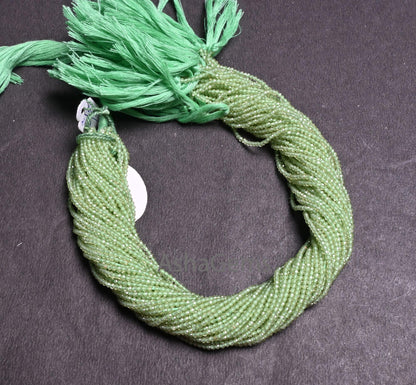 2mm Beautiful Natural Peridot Micro Cut Tiny Beads, AAA Quality Green Peridot Faceted Rondelle Shape Gemstone Bead Jewelry Making Craft SALE