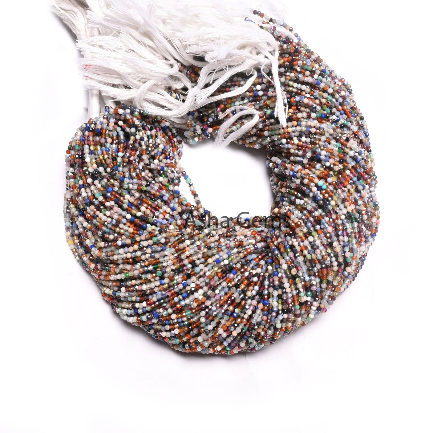 2 mm Natural Mix Color stone Disco Micro Cut Tiny Beads, Fine Quality Multi Disco Faceted Rondelle Gemstone Loose Beads Jewelry Making Craft