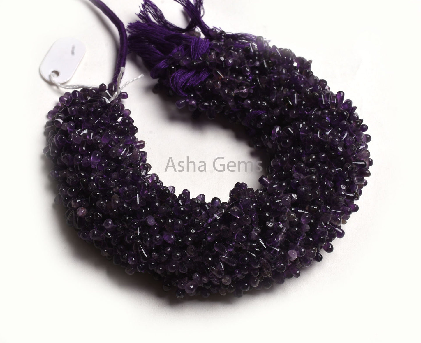 Purple Amethyst Smooth Uneven Drop Shape Beads,13"Strand Natural Amethyst Beads,3.5-7.5mm African Amethyst Plain Handmade Teardrop Bead SALE