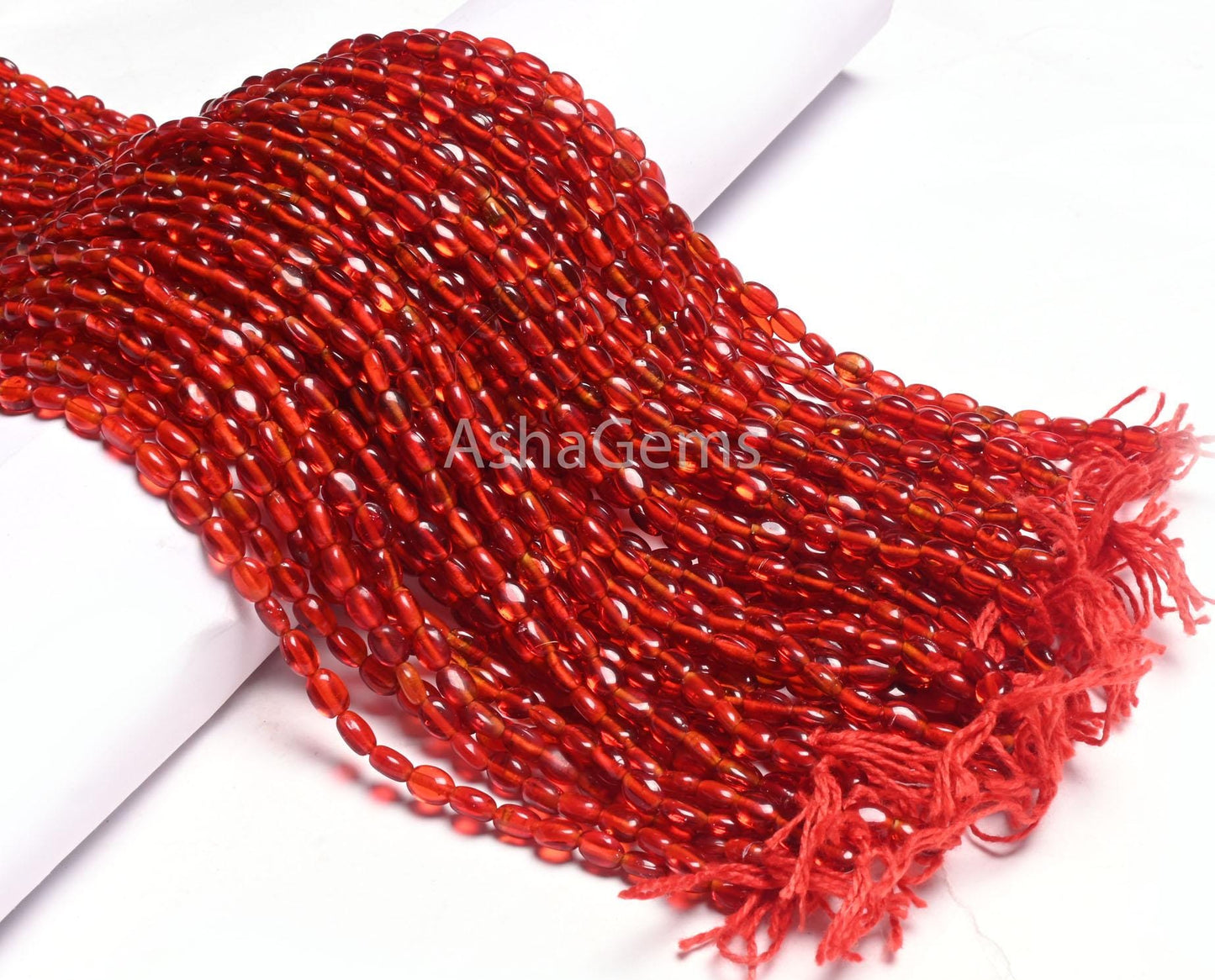 14"Strand Beautiful pomegranate Red Color Hydro Smooth Oval Shape Beads,5.5-7mm Red Quartz Hydro Plain Handmade Oval Bead Jewelry Craft SALE