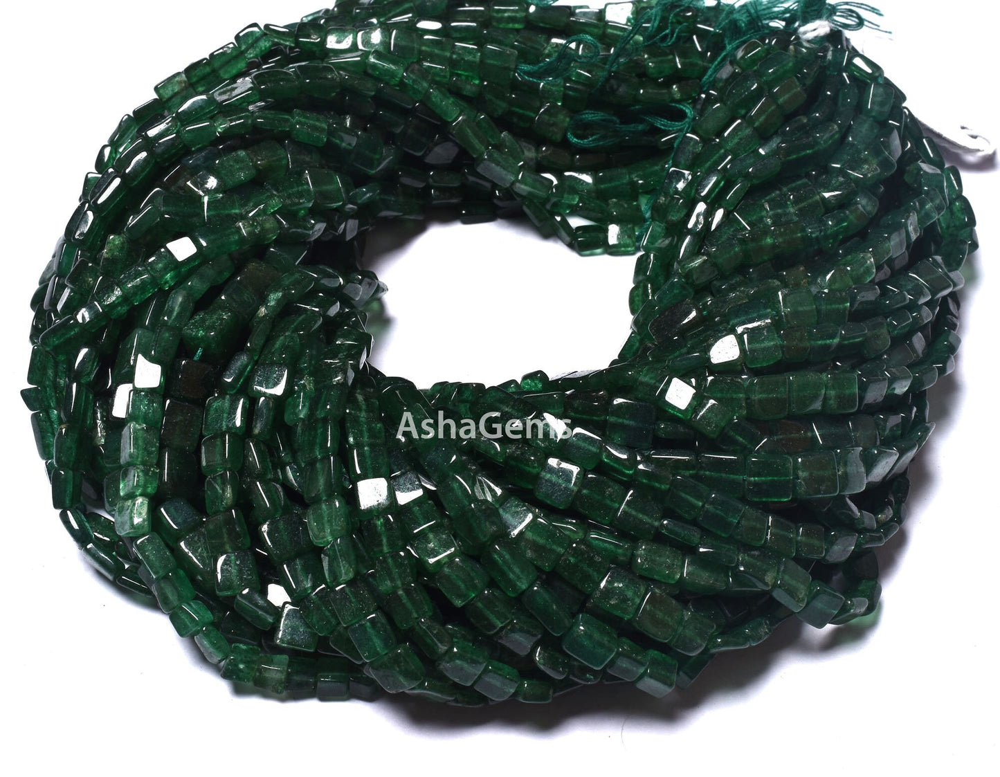 Natural Green Mica Square Shape Smooth Gemstone Beads, Plain Mica Beads, Green Mica Handmade Uneven Square Beads, Mica Jewelry Making SALE