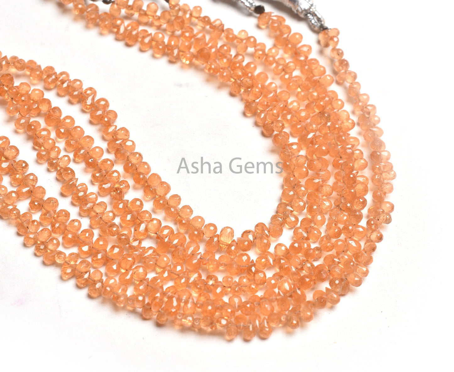 AAA Quality Fanta Garnet Drops faceted Beads,8"Strand Natural Orange Garnet Tiny Teardrop Gemstone Bead Spessartite Garnet Bead Jewelry SALE