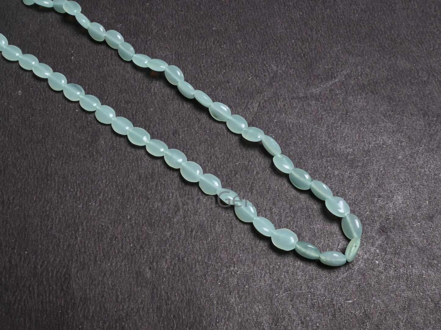 Beautiful Light Green Quartz Hydro Smooth Oval Shape Handmade Beads,13"Green Aventurine Color Hydro Plain Oval Loose Bead Jewelry Craft SALE