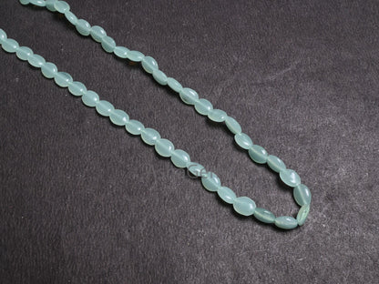 Beautiful Light Green Quartz Hydro Smooth Oval Shape Handmade Beads,13"Green Aventurine Color Hydro Plain Oval Loose Bead Jewelry Craft SALE