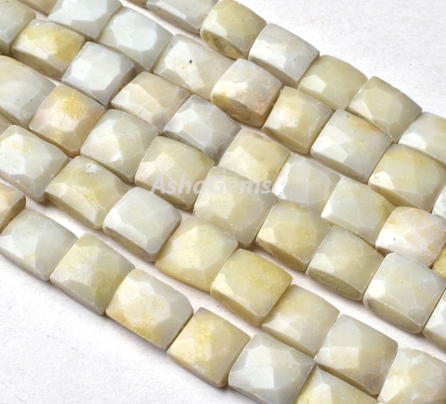 Beautiful Lemon Opal faceted Fancy Shape Beads,8" Strand Opal Uneven Rectangle Bead Gestone Briolette Handmade Beads For Jewelry Making SALE