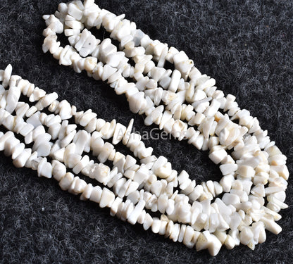 White Opal Uncut Chips Raw Gemstone Beads,34"Strand Natural White Opal Uncut Beads Fine Quality Opal Nuggets Rough Smooth Raw Beads Jewelry