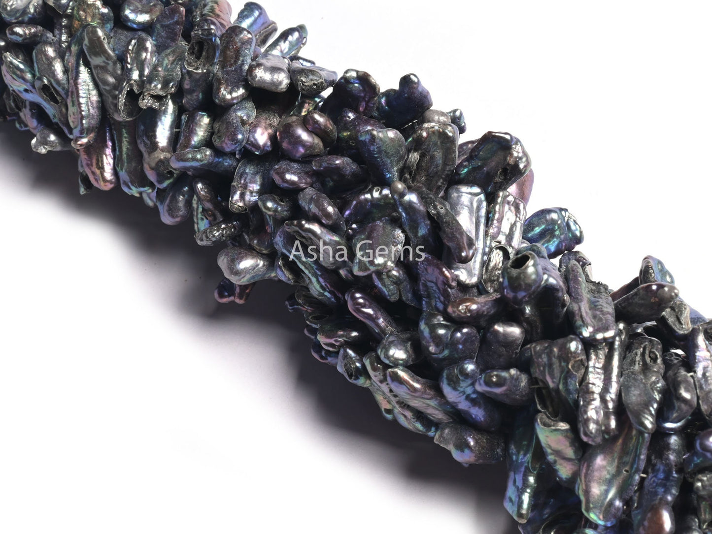 Beautiful Peacock Grey Black Water Pearl Uneven Shape Side Drill Nugget Beads,Fire ball Baroque Pearl Gemstone Pearl Bead Jewelry Craft SALE