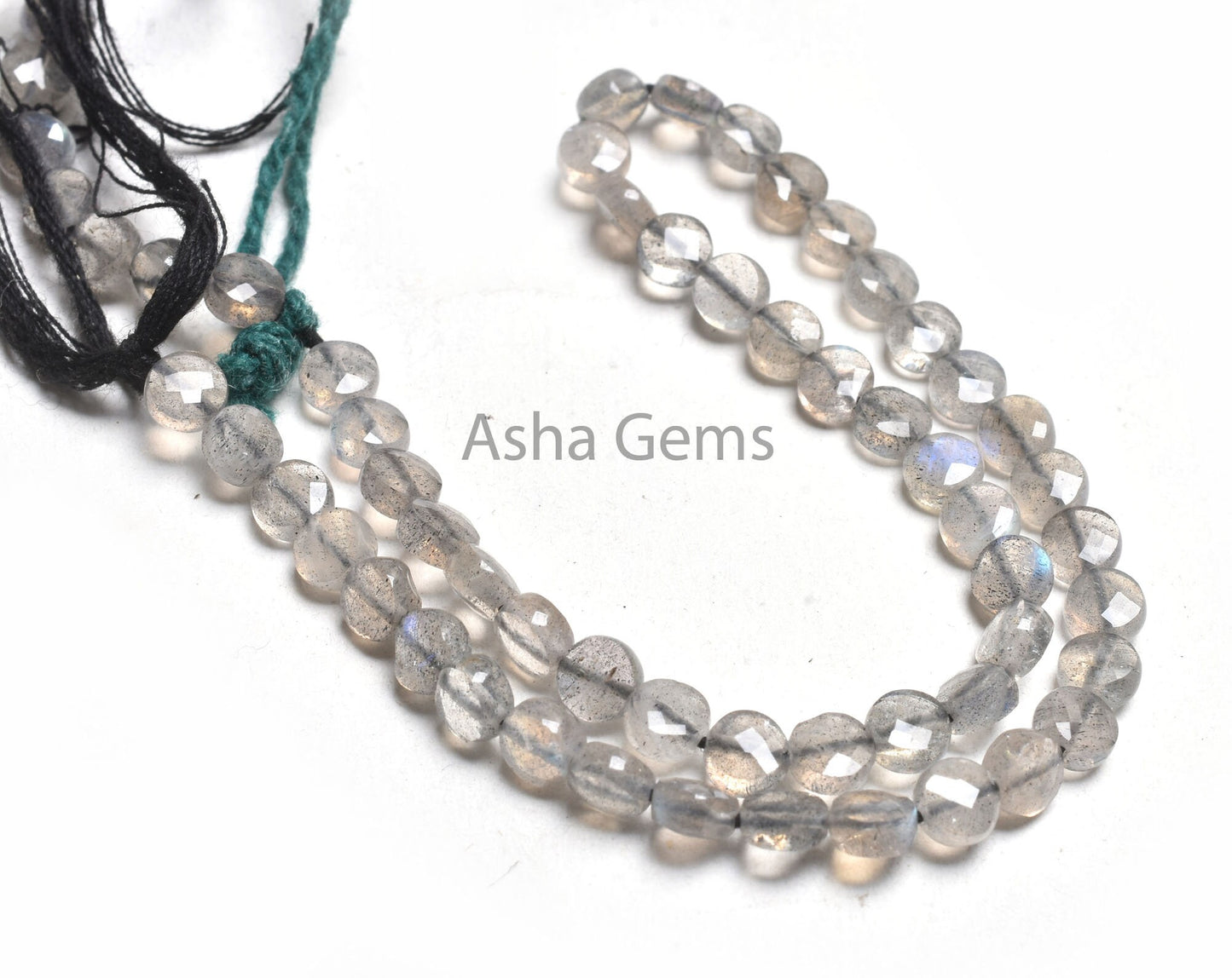 Fine Quality Labradorite Faceted Coin Shape Beads,5 mm,Natural Multi Blue Fire Labradorite Machine Cut Gemstone Beads Flshy Fire Labradorite