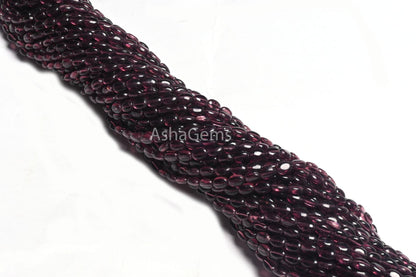 Beautiful Red Garnet Color Hydro Smooth Oval Shape Handmade Beads,13" Strand Fine Red Hydro Plain Oval Loose Beads Jewelry Making Craft SALE