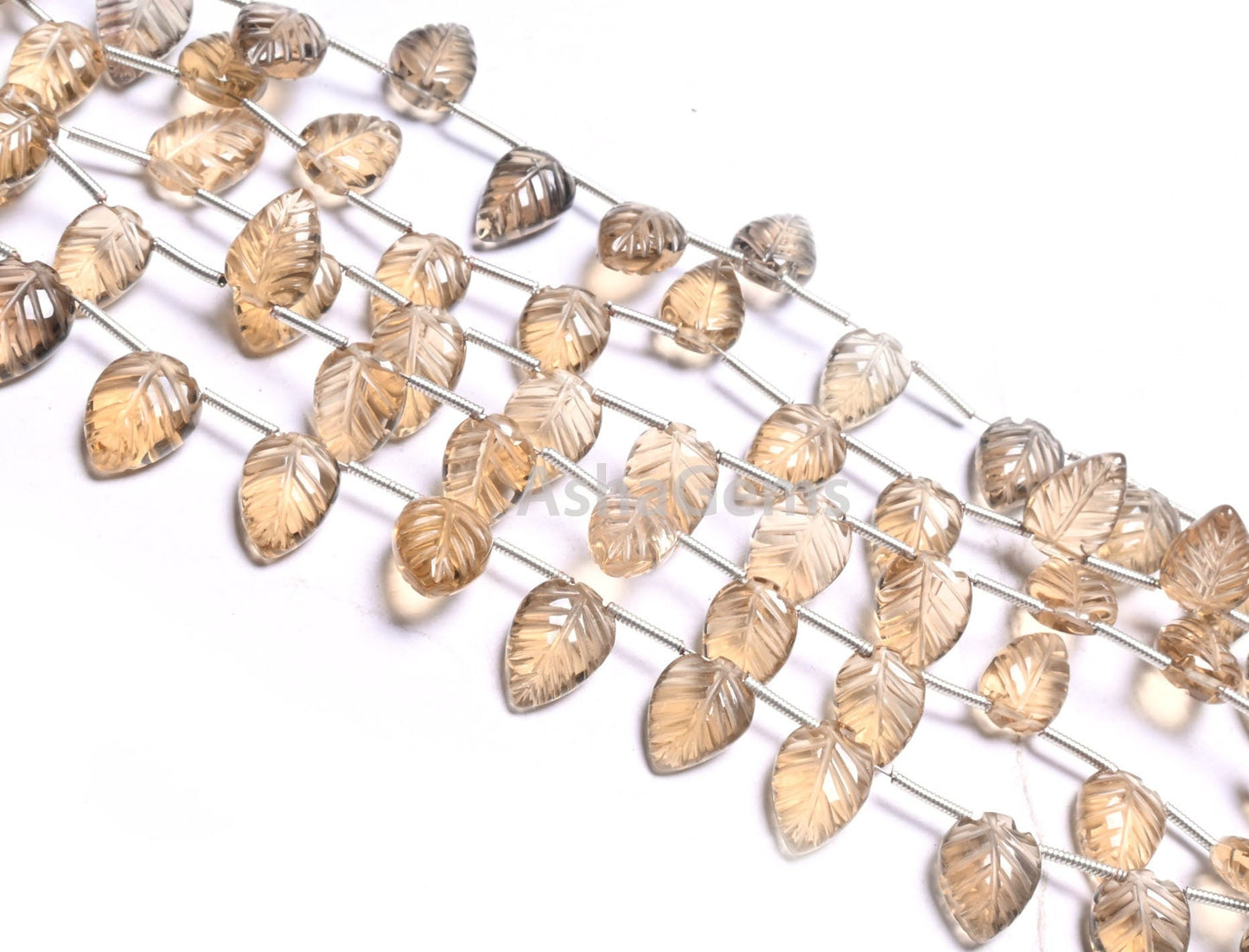 Beautiful Beer Quartz Fancy Leaves Shape Carving handmade Beads, AAA natural Bear Quartz Carve Pear Briolette Gemstone Teardrop Bead Jewelry