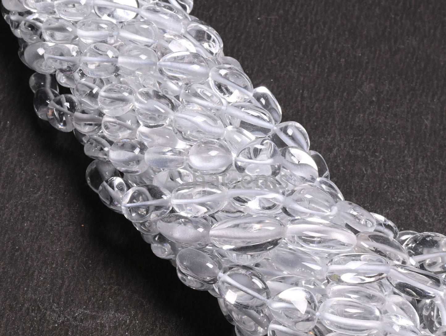 Natural Crystal Quartz Smooth nugget Beads, White Crystal beads AAA Clear Crystal Plain Handmade Tumble Gemstone Loose bead Necklace Jewelry