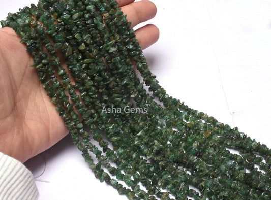 Natural Green Mica Uncut Chip Beads,34"Strand Natural Mica margaj Smooth tiny Beads, Mica Raw Rough gemstone Beads Jewelry making craft SALE