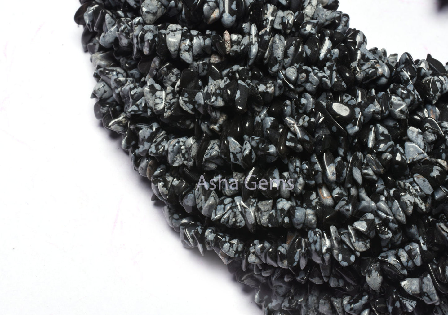 34 inch Strand Natural Black Obsidian Gemstone Uncut Chips Beads, AAA Obsidian Smooth Raw rough Beads Nugget Beads For Necklace Jewelry SALE