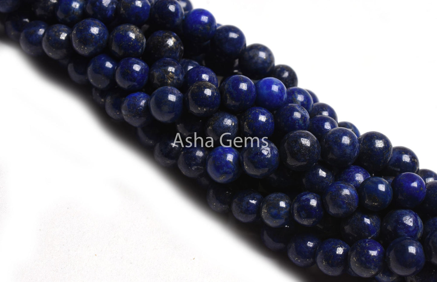 Natural Blue Lapis Smooth Round Ball Gemstone Beads,13" Strand Fine Lapis Lazuli Beads, Lapis Plain Round Shape Bead Jewelry Handicraft SALE