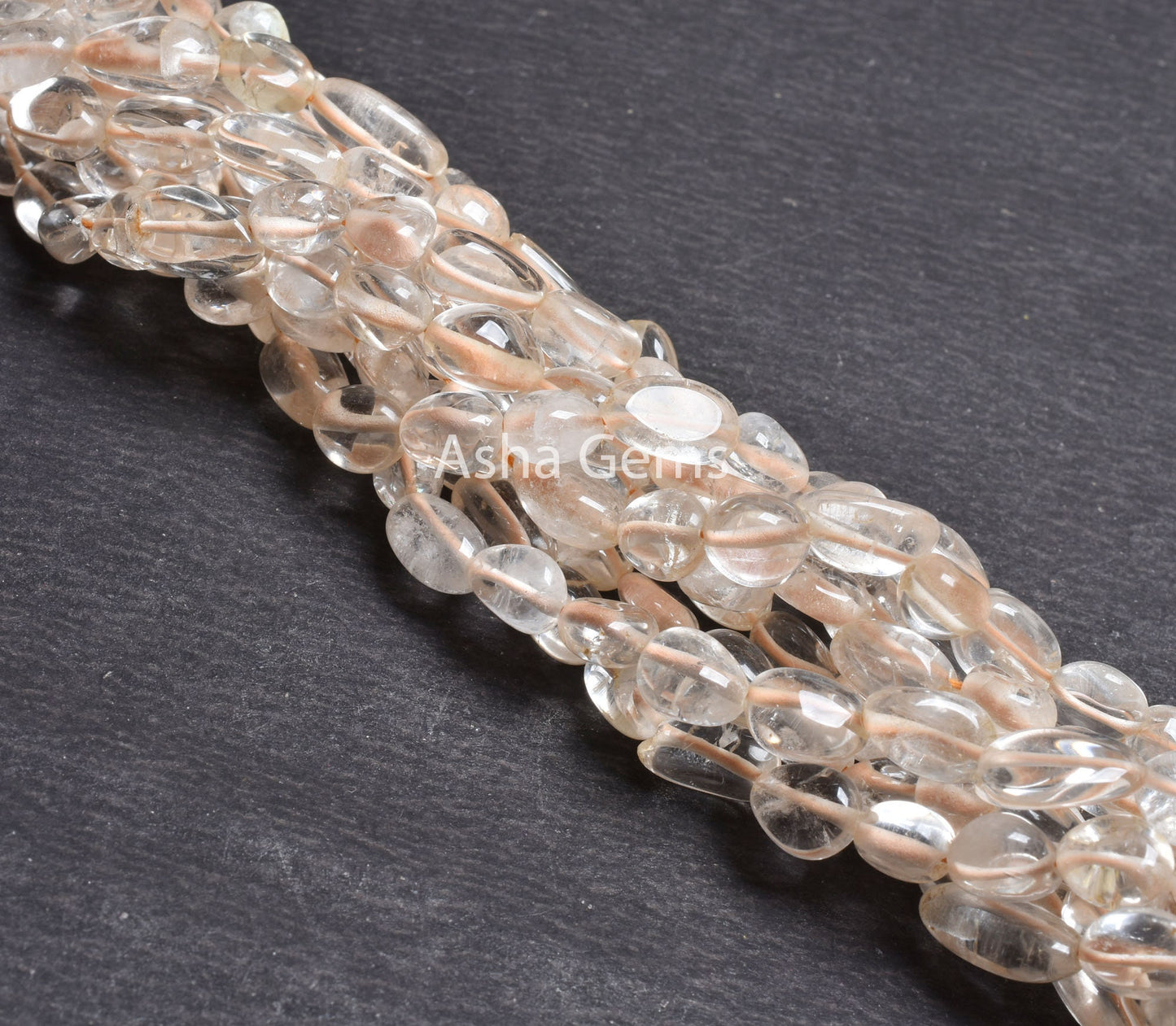 Natural Citrine Quartz Smooth Nugget Shape Beads,13" Strand Light Yellow Citrine Tiny Uneven Nugget Handmade Citrine Bead Jewelry Craft SALE
