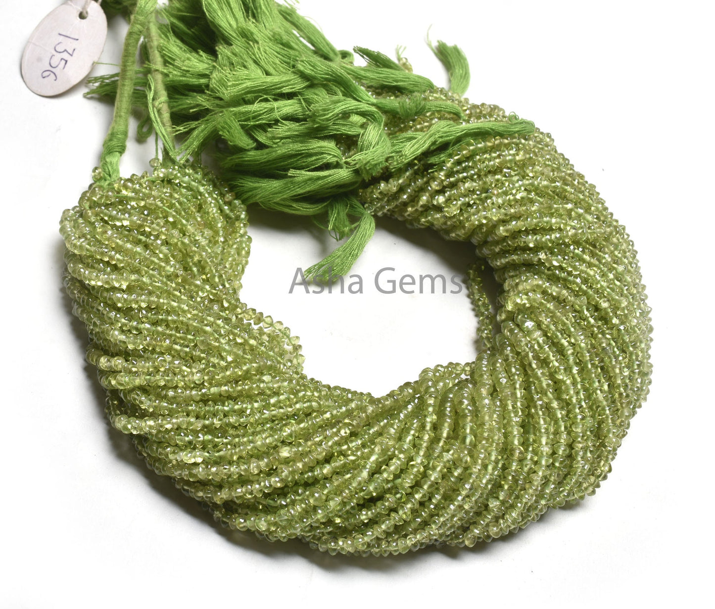 13" Strand Natural Green Peridot Smooth Button Shape Beads,3,3.5 mm Peridot Plain handmade Button Center Drill Gemstone Beads Jewelry Crafts