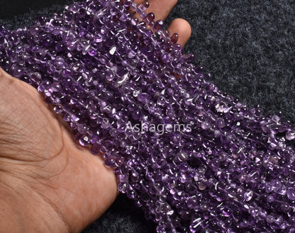 Natural Amethyst Smooth Drops Shape Beads Gemstone,13" Strand Brazil Amethyst Drops, Amethyst Side Drill Teardrop Handmade Indian Beads SALE