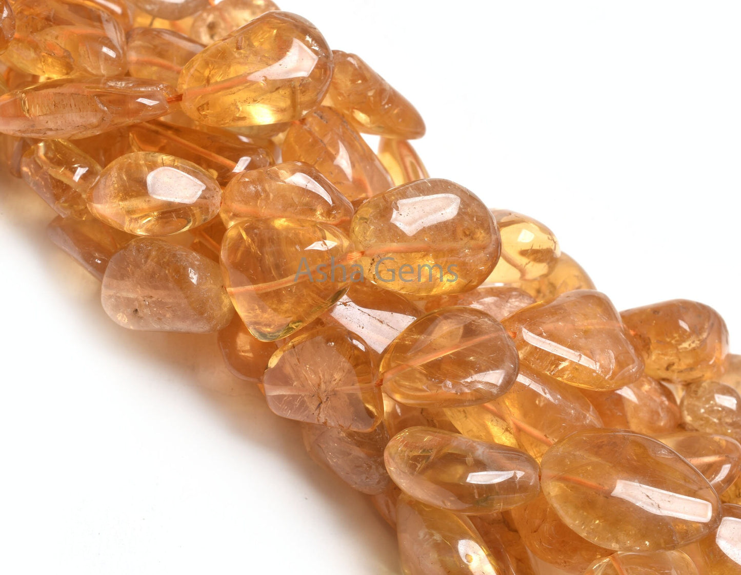 Beautiful Yellow Citrine Quartz Smooth Nugget Gemstone Beads, Natural Citrine Plain Handmade  Uneven Tumble Beads, Citrine Bead Jewelry SALE