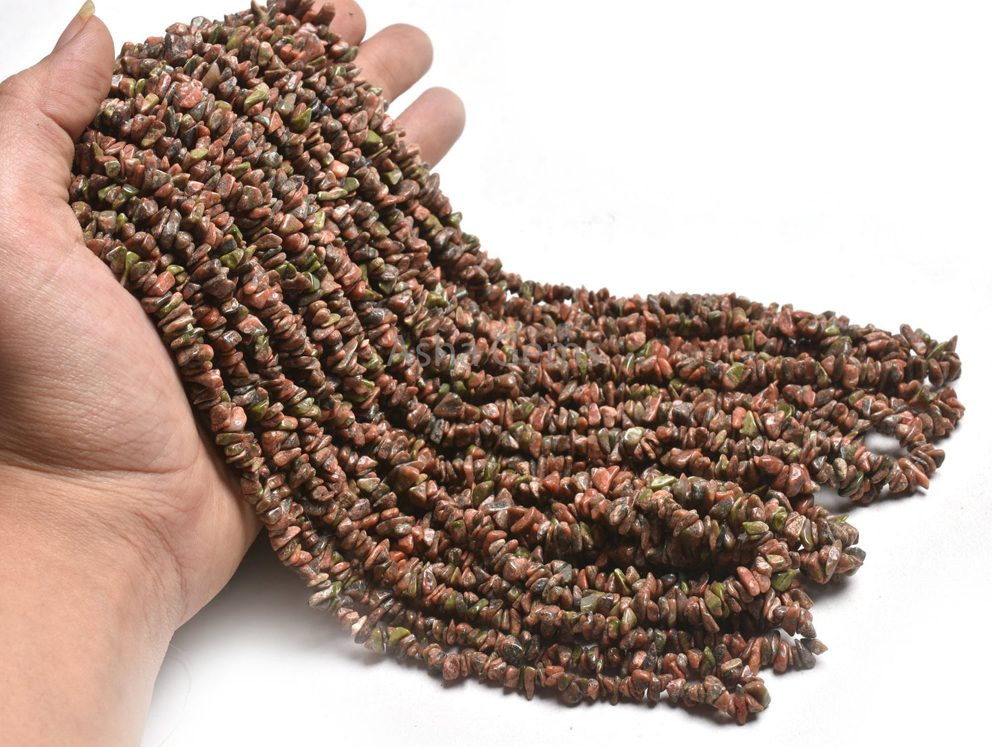34 Inch Strand Unakite Uncut Chip Beads, Natural Unakite Smooth Raw Rough Uneven Nugget Tiny Gemstone Beads, Unakite Bead Jewelry Craft SALE