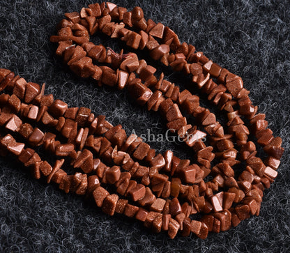 Beautiful Brown Sunstone Uncut Chips Gemstone Beads, Fine Sunstone Smooth Raw Rough Tiny Nuggets Beads, Sunstone  Beads Jewelry Making Craft