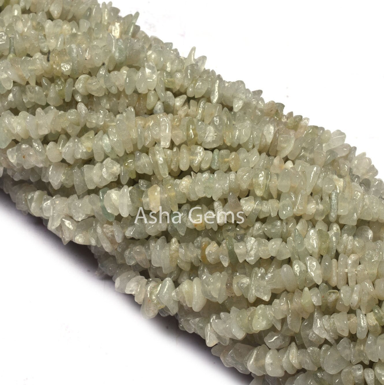 34" Strand Natural Green Aventurine Uncut Chips Angoori Margaj Smooth Raw Rough Beads Gemstone Margaj Unshape Uncut Beads Jewelry Craft sale