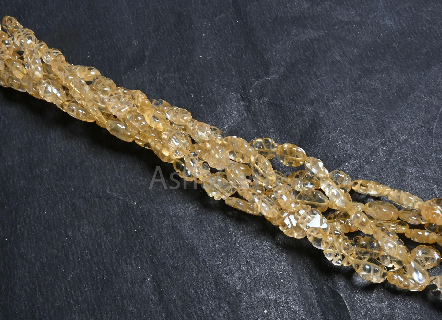 Beautiful Citrine Quartz Carved Oval Shape Gemstone Beads,7.5-12 mm Natural Yellow Citrine Carving fancy Oval T Drill Handmade Beads Jewelry
