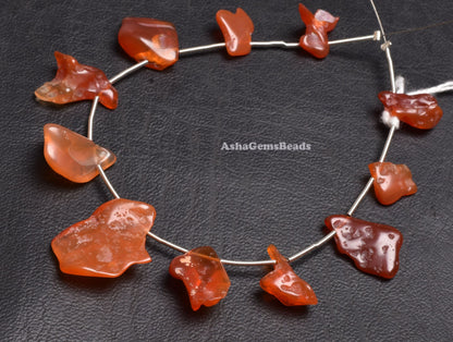 Amazing Mexican Fire Opal Smooth Nugget Beads, untreated opal Rough Beads, AAA Fire Opal Fancy Shape beads Opal rock Mineral Healing Crystal