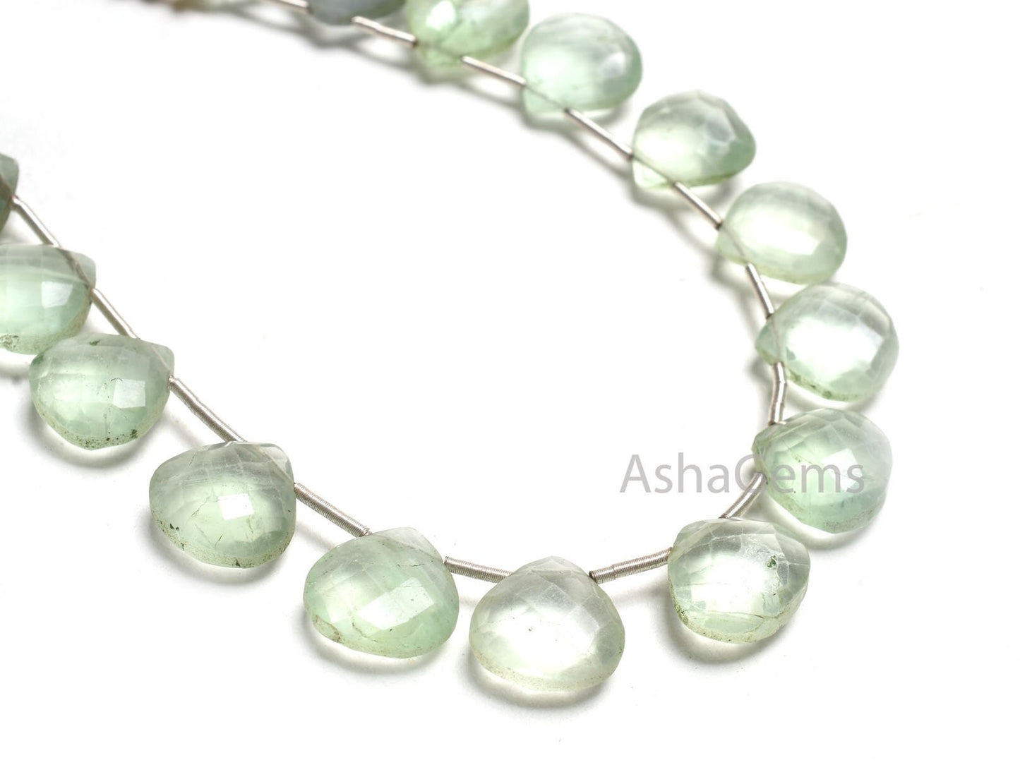 11 mm Fine Natural Fluorite Heart Shape Faceted Beads, Green Fluorite Hearts Briolette Side Drill Gemstone Bead, Fluorite Bead Jewelry Craft