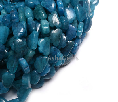 Beautiful Blue Corundum Fancy Cloud Shape Gemstone Smooth Beads,9" Dyed Blue Ropada Straight Drill Cloud Handmade Beads Jewelry Crafts SALE