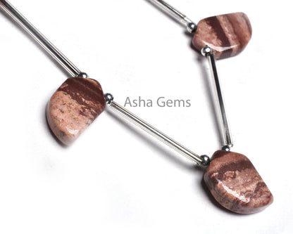 Natural Brown Jasper Fancy Mango Shape Side Drill Beads, AAA Picture Jasper Beads,11-18 mm Jasper Handmade Fancy Gemstone Bead Jewelry Craft