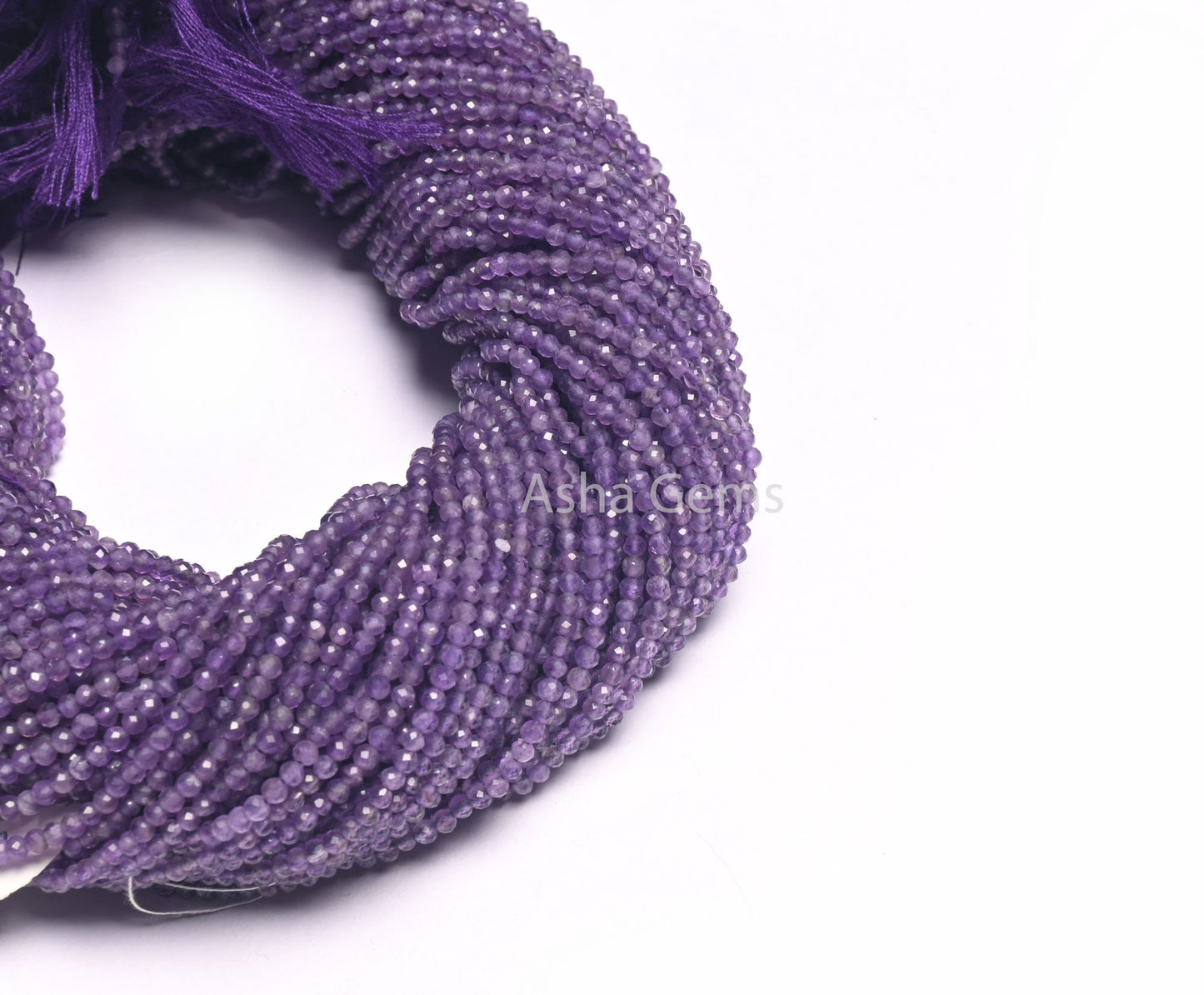 Fine Quality African Amethyst Faceted Rondelle Beads 2.5 mm Natural Purple Amethyst Micro Cut Beads,12.5"Amethyst Gemstone Bead Jewelry SALE