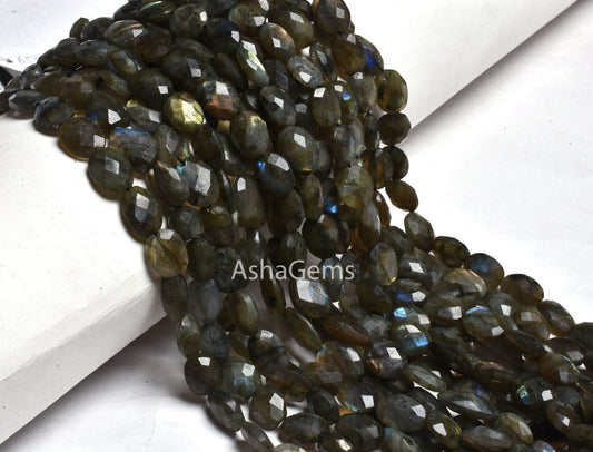 Multi Fire labradorite faceted oval shape gemstone beads,10-14 mm Labradorite briolette beads, flashy Black rainbow Oval Beads jewelry SALE