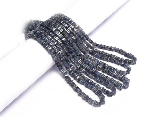 Amazing Blue Iolite Heishi Square Shape Gemstone Loose Beads,8/16" Natural Iolite Smooth Handmade Flat Square Iolite Bead Jewelry Craft SALE