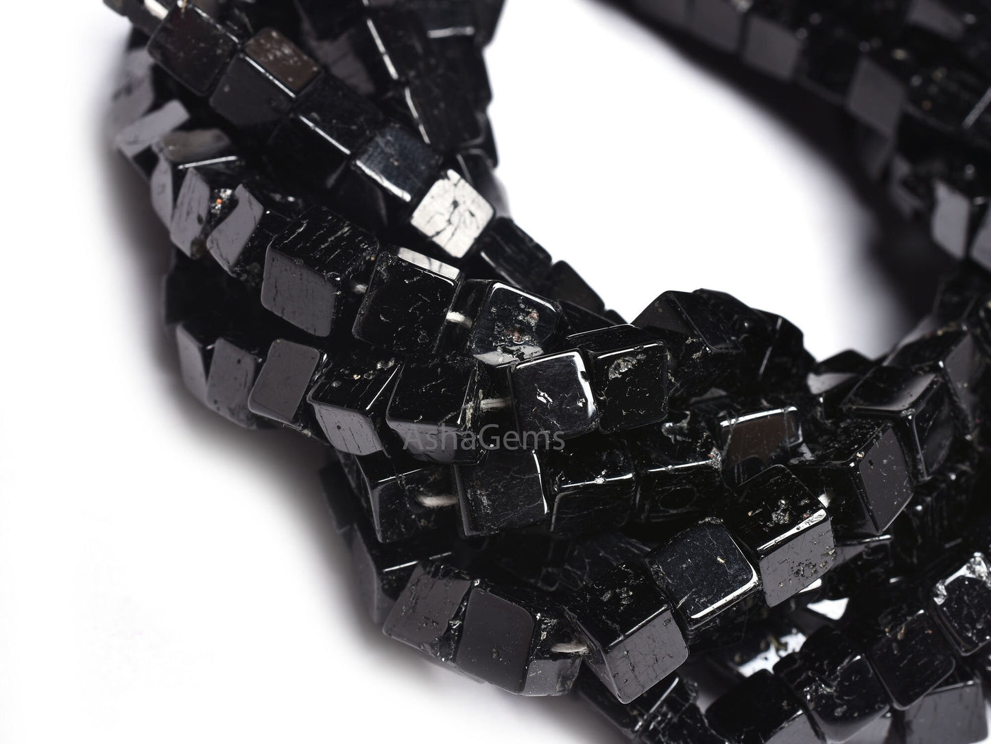 AAA Black Spinel Box Shape Smooth Beads,16" Strand Natural Black Spinel Smooth 3D Cube Box Beads, Spinel Loose Gemstone, Jewelry Craft SALE