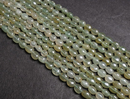 Natural Green aventurine fancy Puff Oval Smooth beads,12" Shaded Green aventurine Plain Handmade Oval Gemstone beads Jewelry Handicraft SALE