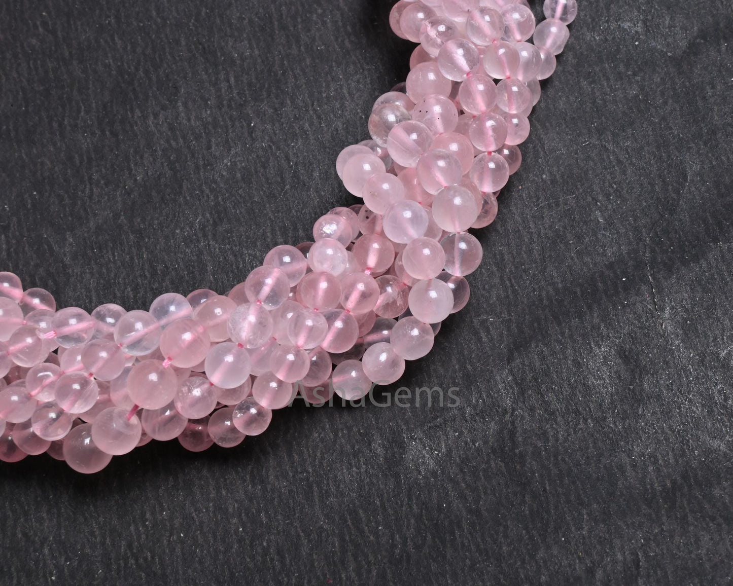 13"Strand Stunning Rose Quartz Smooth Round Shape Gemstone Beads, Fine Pink Rose Quartz Plain Round Ball Pink Quartz Bead Jewelry Craft SALE