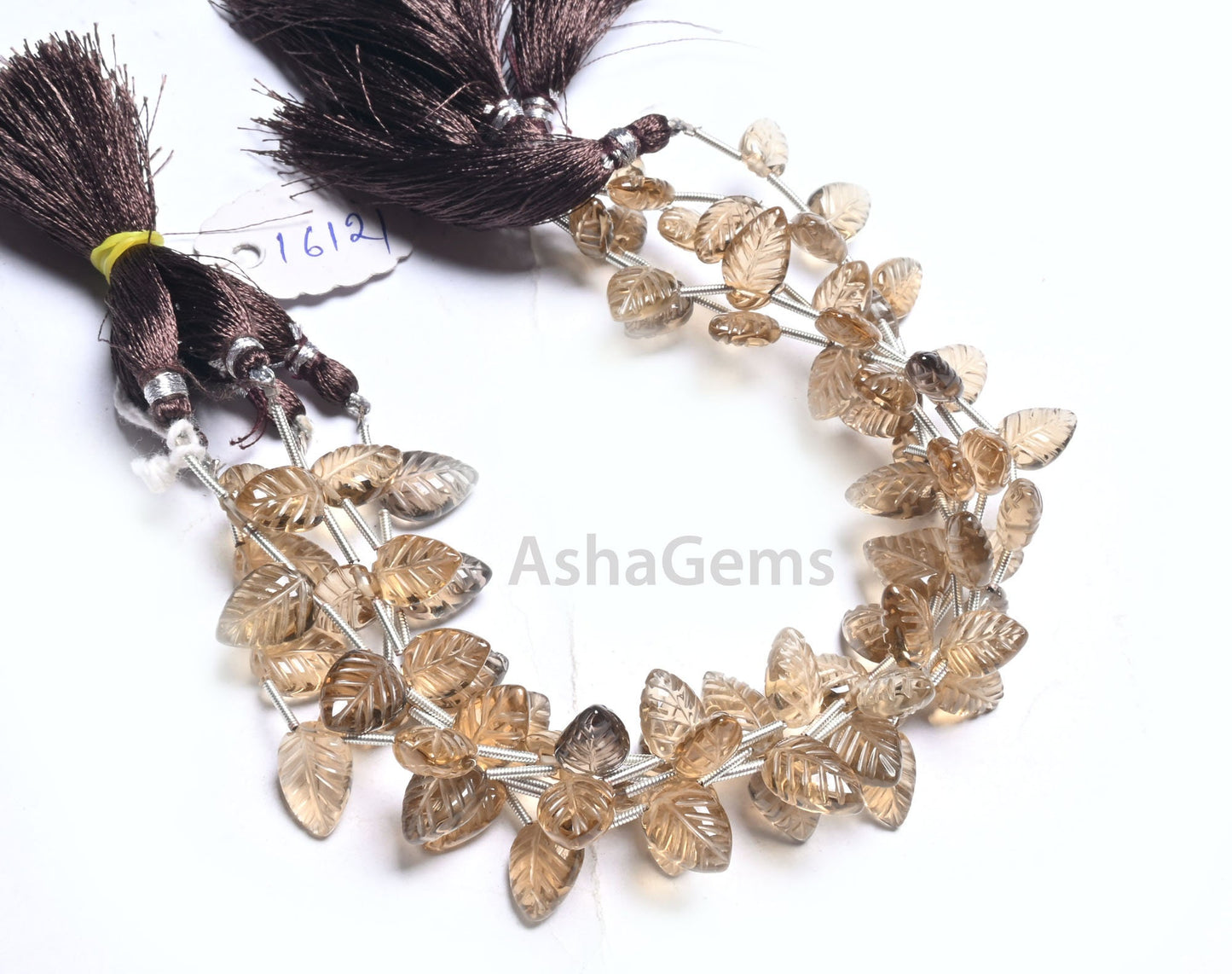 Beautiful Beer Quartz Fancy Leaves Shape Carving handmade Beads, AAA natural Bear Quartz Carve Pear Briolette Gemstone Teardrop Bead Jewelry